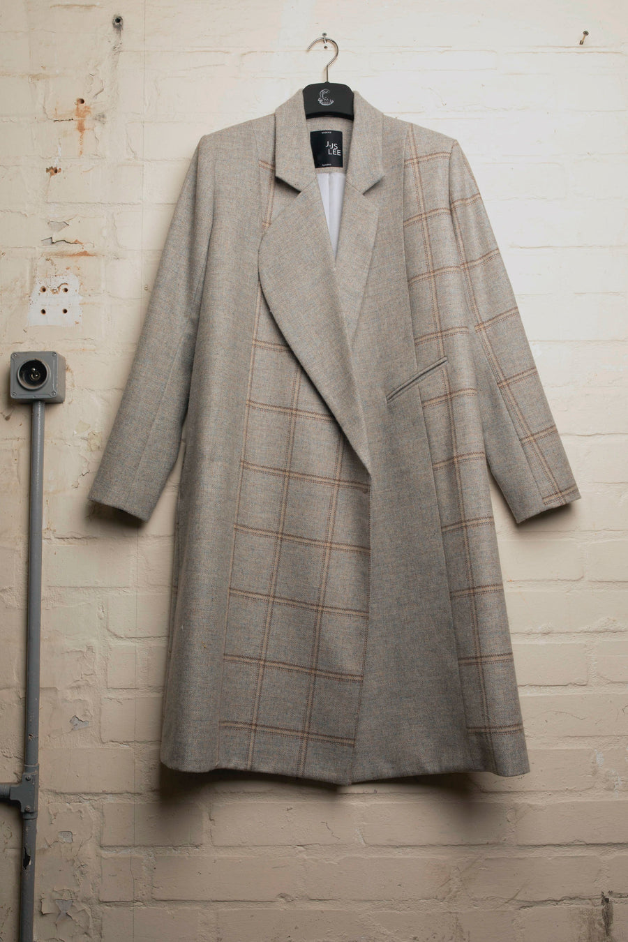 CANNA-TWEED CHECK MIX COAT