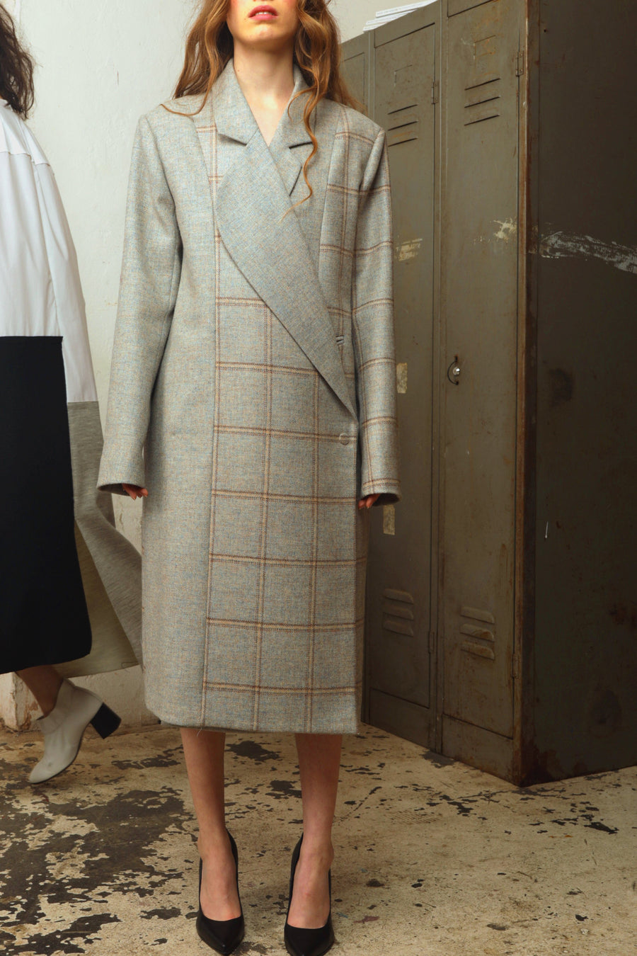 CANNA-TWEED CHECK MIX COAT