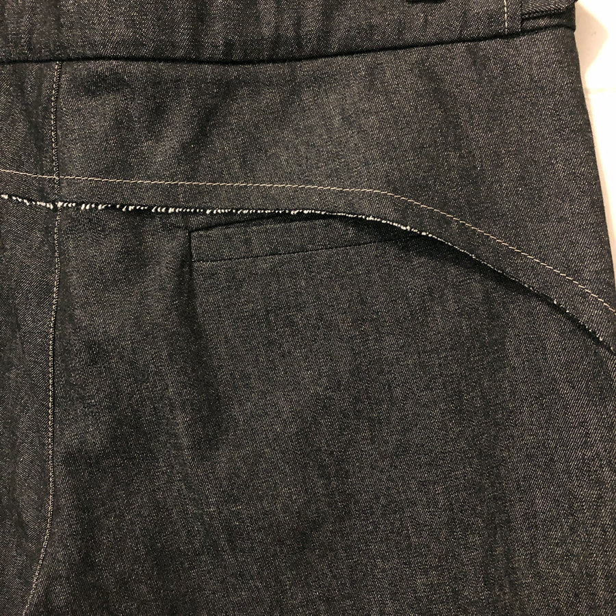 PERCY-BLACK DENIM TROUSER