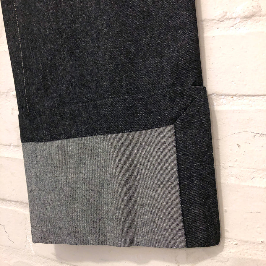 PERCY-BLACK DENIM TROUSER