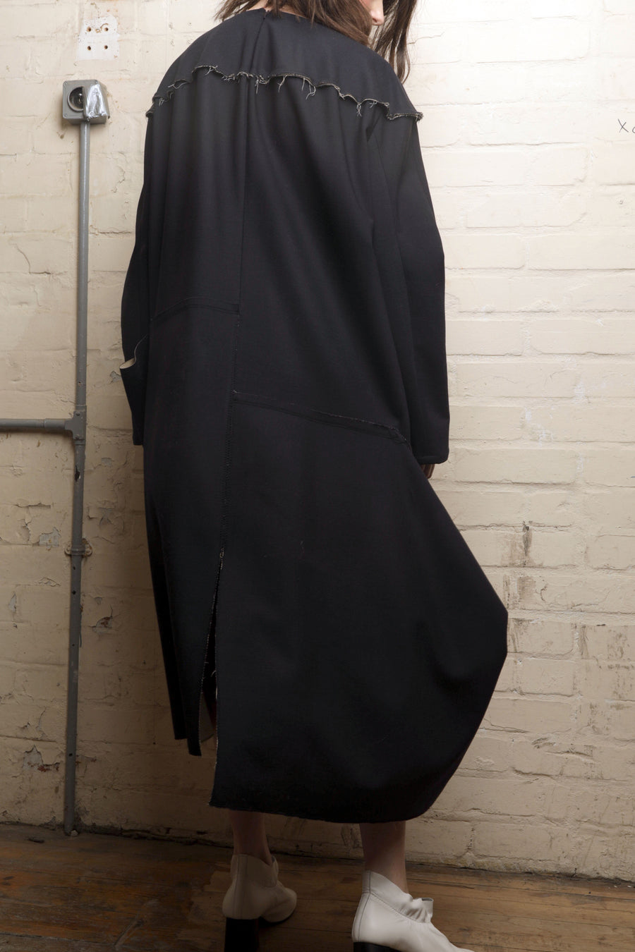 DAKO – DOUBLE SIDED WOOL OVERFIT DRESS